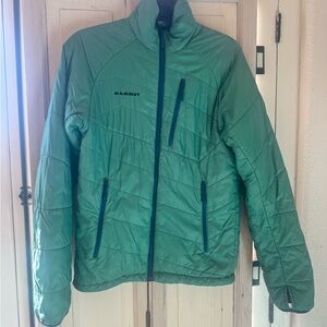 Mammut Green Quilted Packable Puffer Jacket